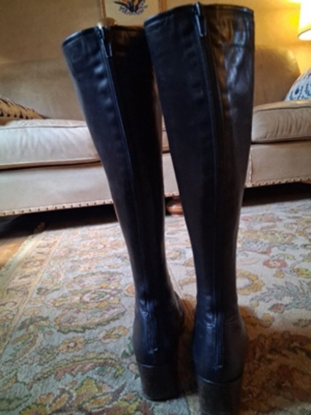 Fratelli Rossetti Womens Knee High Calf Leather Boots size 9.5 - Picture 3 of 7